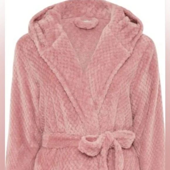 LA VIE EN ROSE FUZZY ROBE - Picture 5 of 6